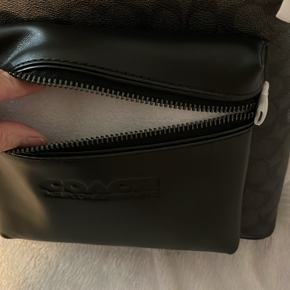 Coach Signature Charter Backpack, Charcoal - Picture 4 of 16